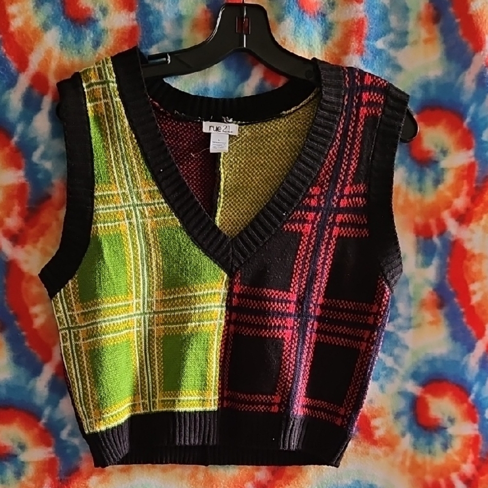 Rue21 Multicolor Knit Vest